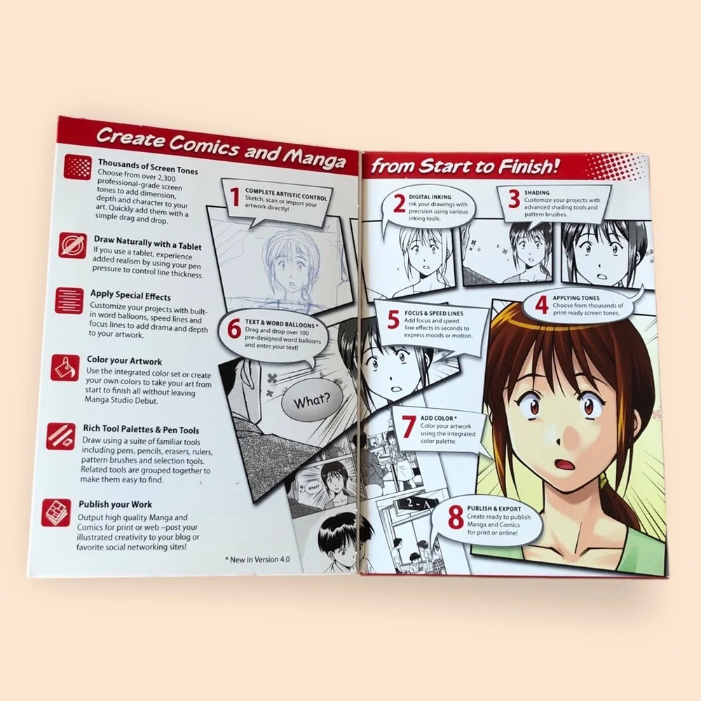 Manga Studio Debut 4 Smithmicro Software Manga & Comic Illustration NEW Sealed